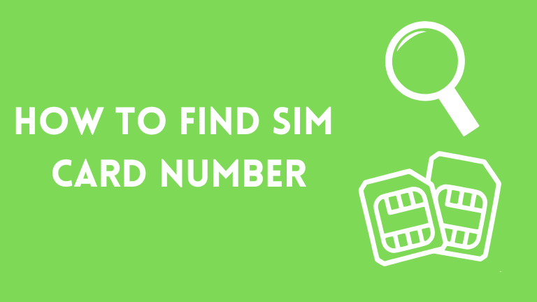 How to Find Sim Card Number All Networks