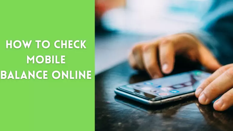 How to check Mobile Balance Online