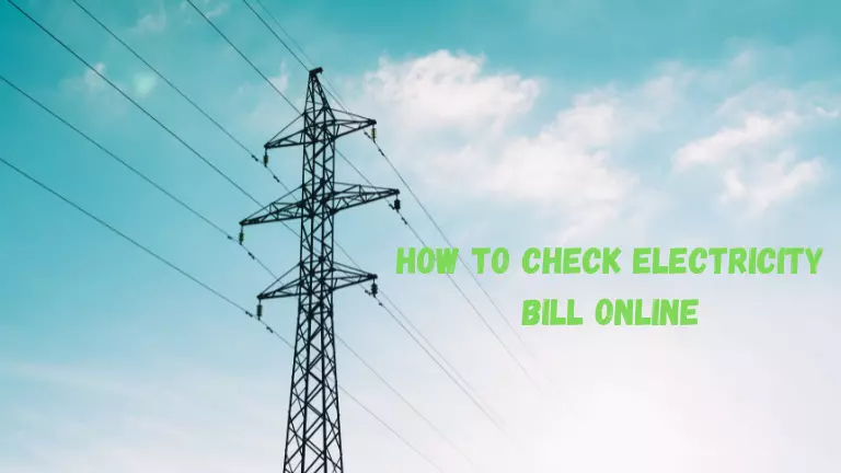 how to check electricity bill online