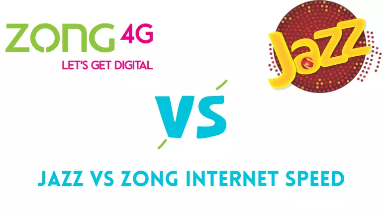 jazz vs zong internet speed