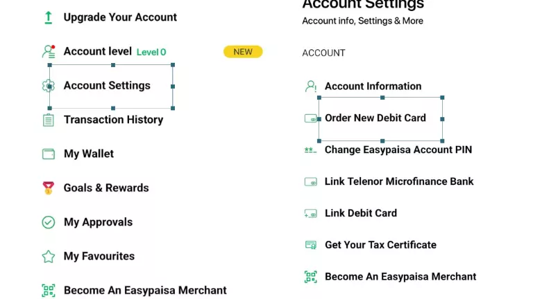how to get easy paisa aTM card