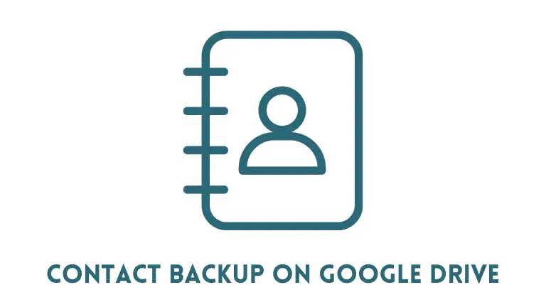 how to backup contacts to google drive