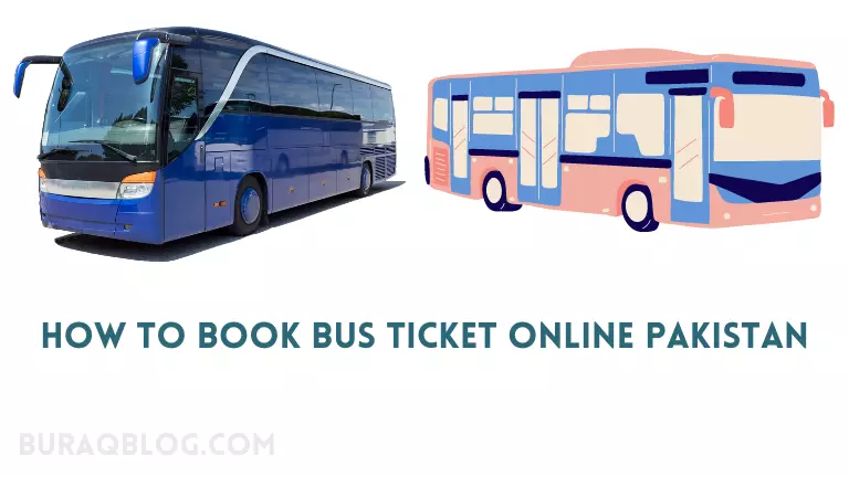 How to book Bus ticket online Pakistan step by step Guide