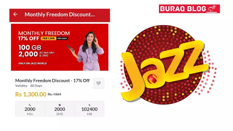 Jazz Monthly 100GB Internet Package