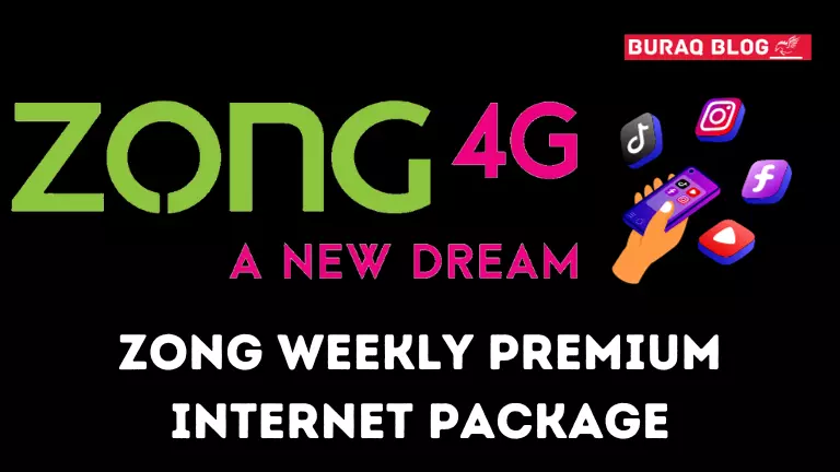 Zong Weekly Premium Internet Package