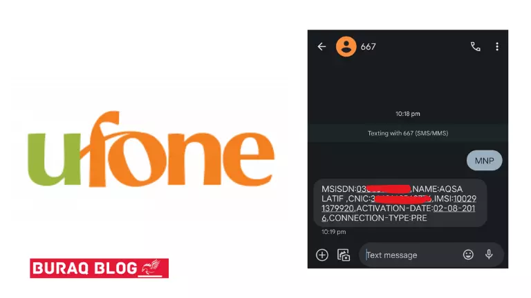 Ufone Number Find Code