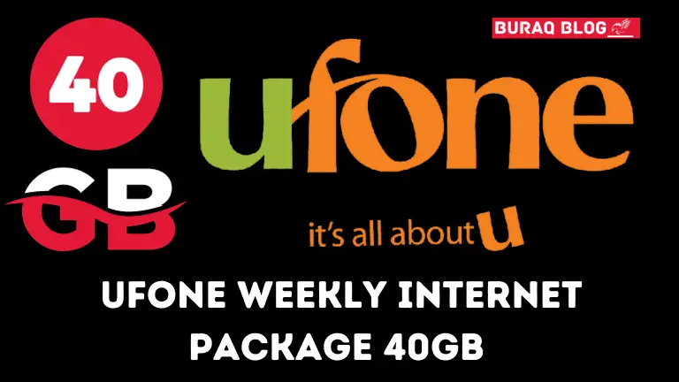 Ufone Weekly Internet Package 40GB